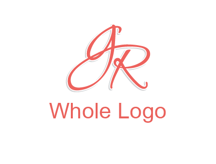 script font letter GR