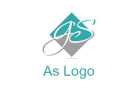 Letters G and S are in the diamond logo