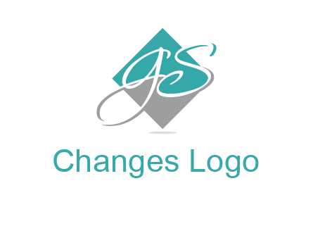 Letters G and S are in the diamond logo
