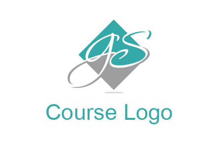 Letters G and S are in the diamond logo
