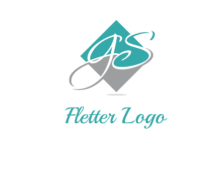 Letters G and S are in the diamond logo