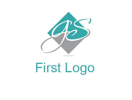 Letters G and S are in the diamond logo