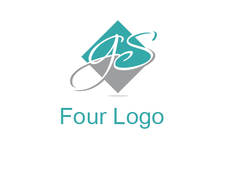 Letters G and S are in the diamond logo