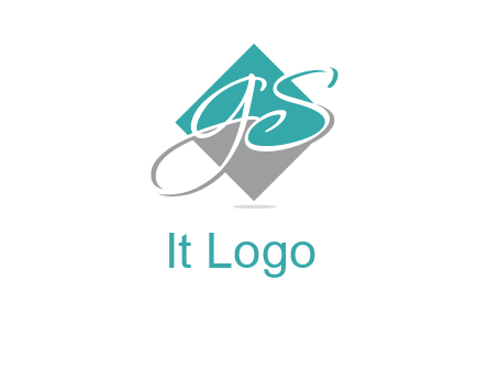 Letters G and S are in the diamond logo
