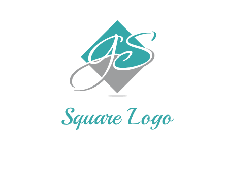 Letters G and S are in the diamond logo