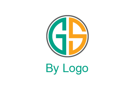 Letters G and S are in a circle logo