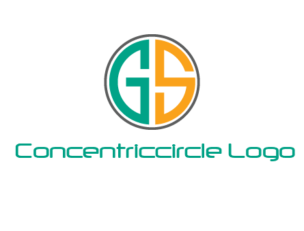 Letters G and S are in a circle logo
