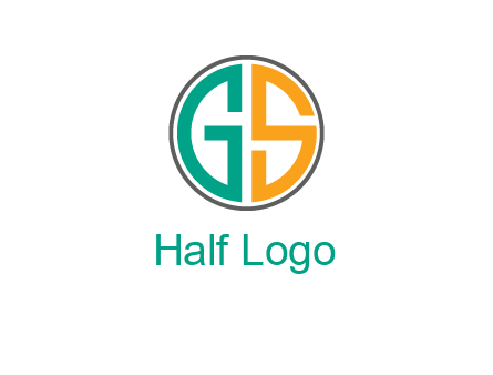 Letters G and S are in a circle logo