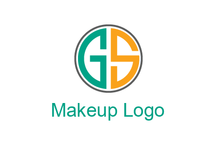 Letters G and S are in a circle logo