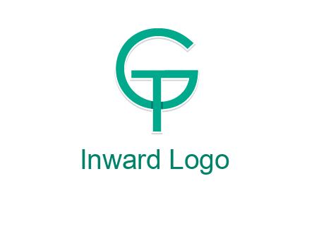 letter G forming letter T