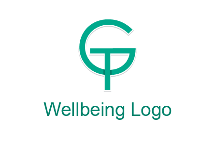 letter G forming letter T