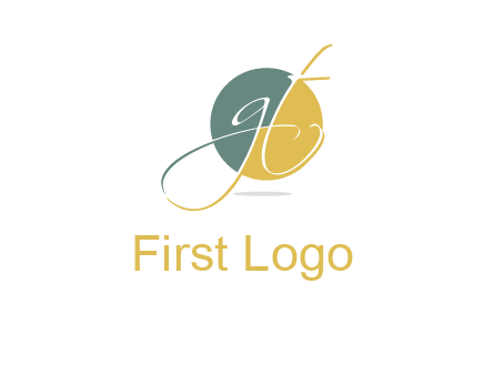 Letters G and T are in a circle logo
