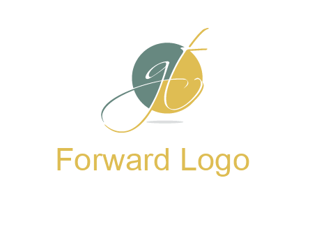 Letters G and T are in a circle logo