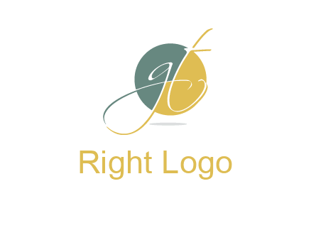 Letters G and T are in a circle logo