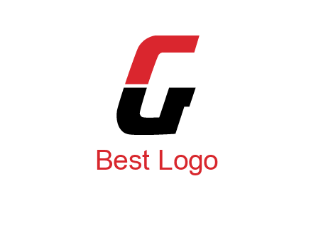 two tone letter G