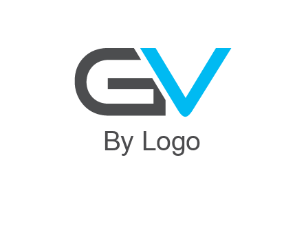 letter V overlapping letter G