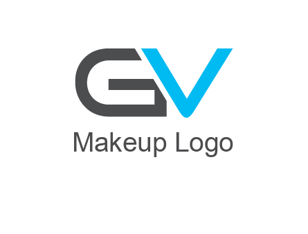 letter V overlapping letter G