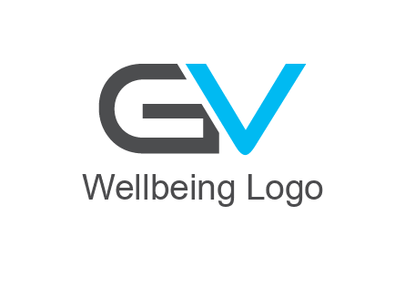 letter V overlapping letter G