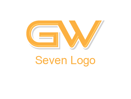 letter GW joined together