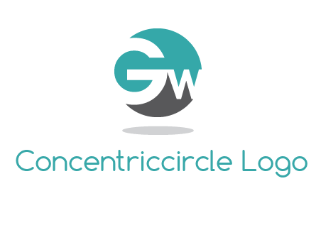 letters G and W are inside a circle icon