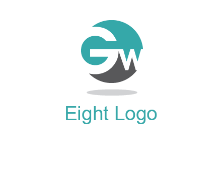 letters G and W are inside a circle icon