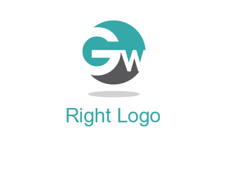 letters G and W are inside a circle icon