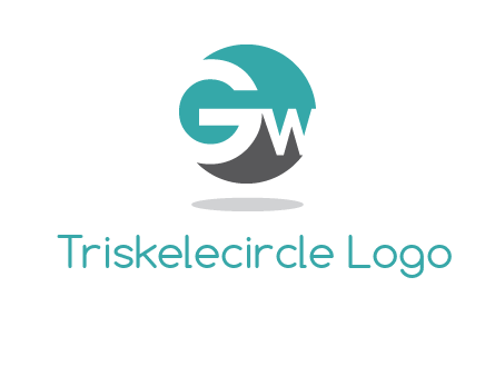 letters G and W are inside a circle icon