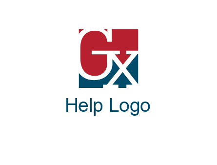 letters G and X are in the square logo