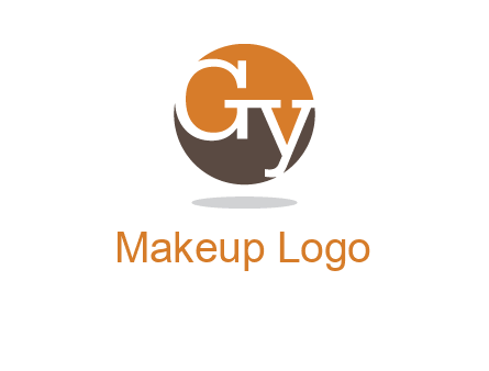 Letters g and y inside the circle logo
