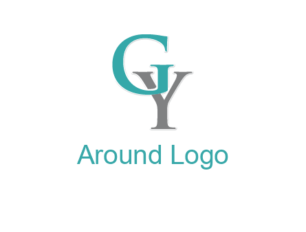 letter Y behind letter G