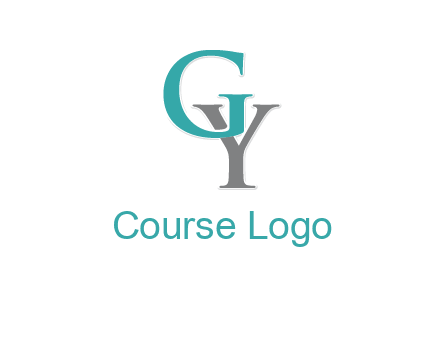 letter Y behind letter G