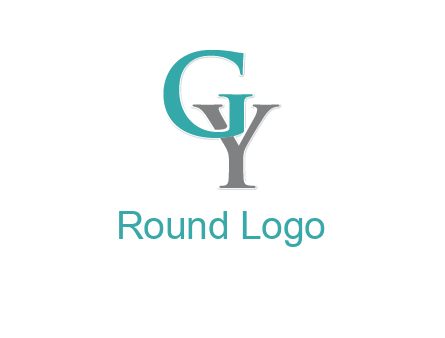 letter Y behind letter G