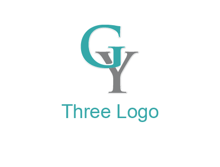 letter Y behind letter G