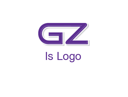 letter GZ joined together