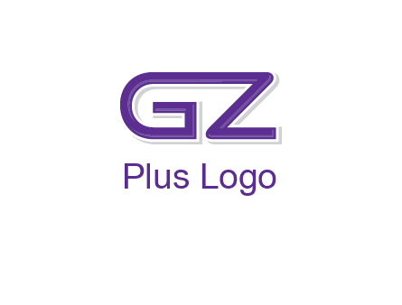 letter GZ joined together
