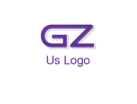 letter GZ joined together