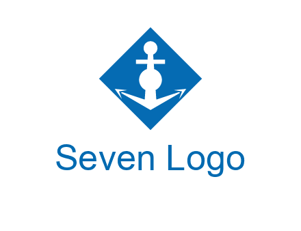 anchor in rhombus transport logo