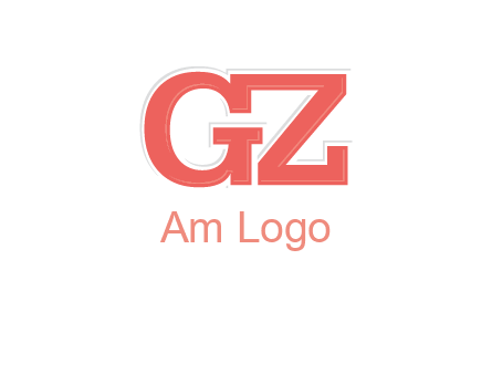 letter G and letter Z joined together