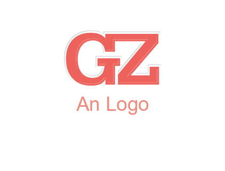 letter G and letter Z joined together