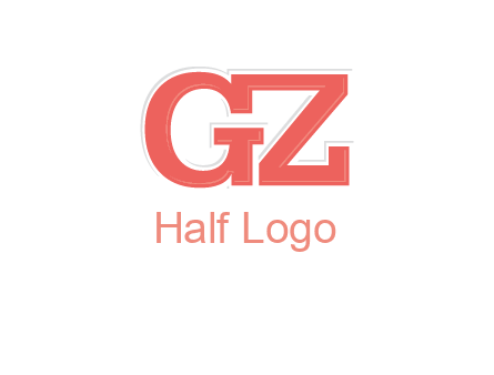 letter G and letter Z joined together