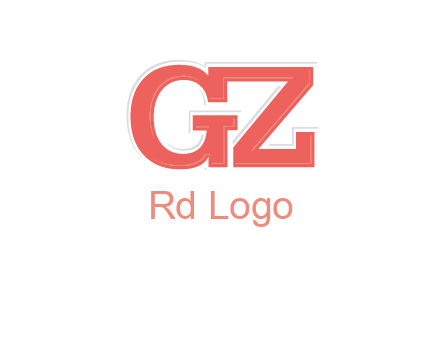 letter G and letter Z joined together