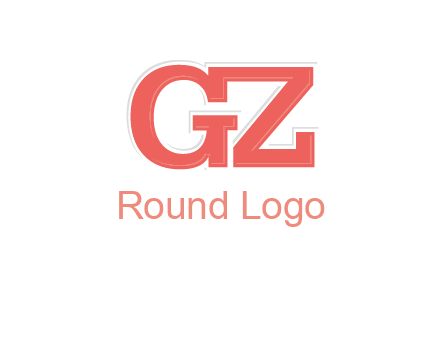 letter G and letter Z joined together