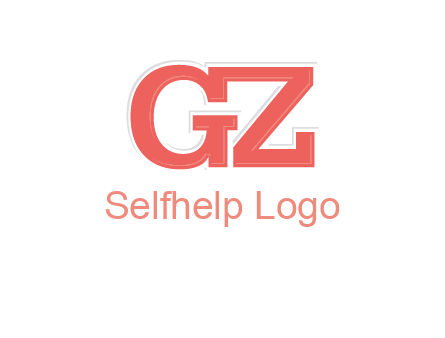 letter G and letter Z joined together