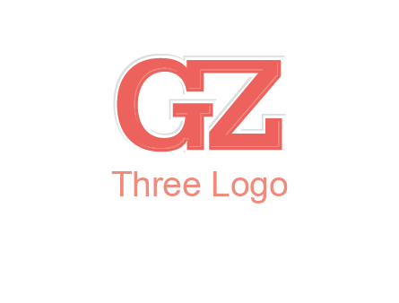 letter G and letter Z joined together