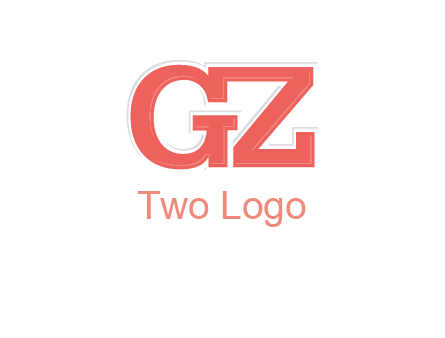 letter G and letter Z joined together