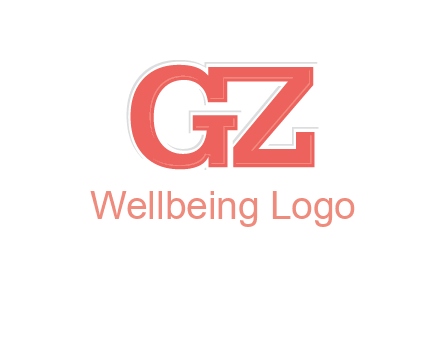 letter G and letter Z joined together