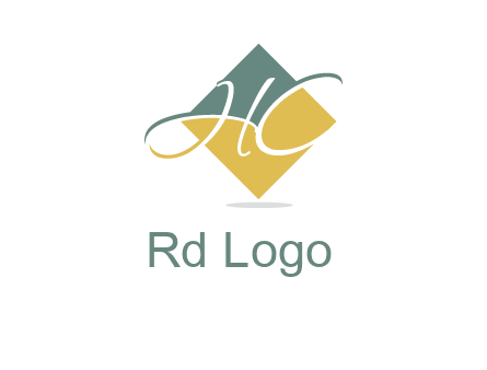 Letters H and C in a rhombus logo