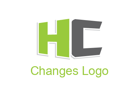 3D letter HC