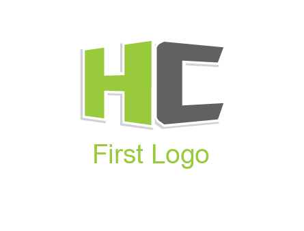 3D letter HC