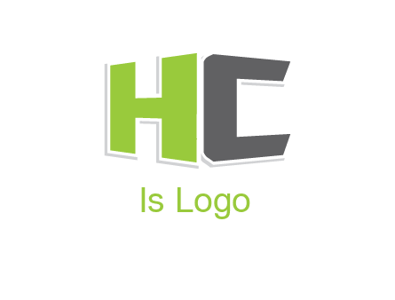 3D letter HC